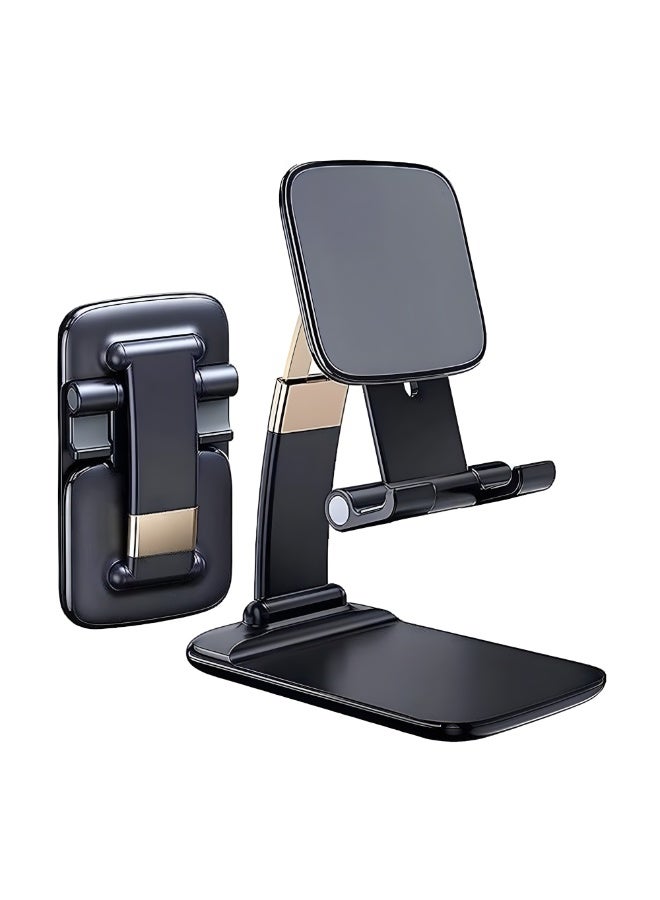 ستاند موبايل وتابلت قابل للتعديل بزاوية متعددة – حامل مكتب ثابت للموبايل والآيباد – تصميم قابل للطي وخامة متينة - Image 1